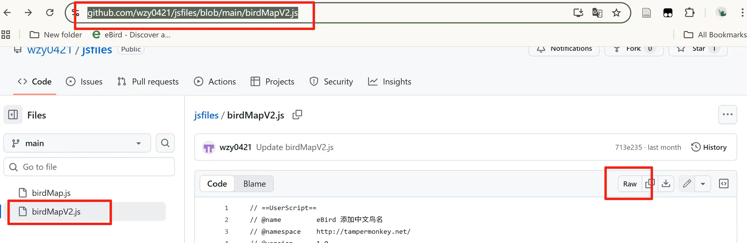 🧑‍🏫｜eBird中英文鸟名对照插件使用教程