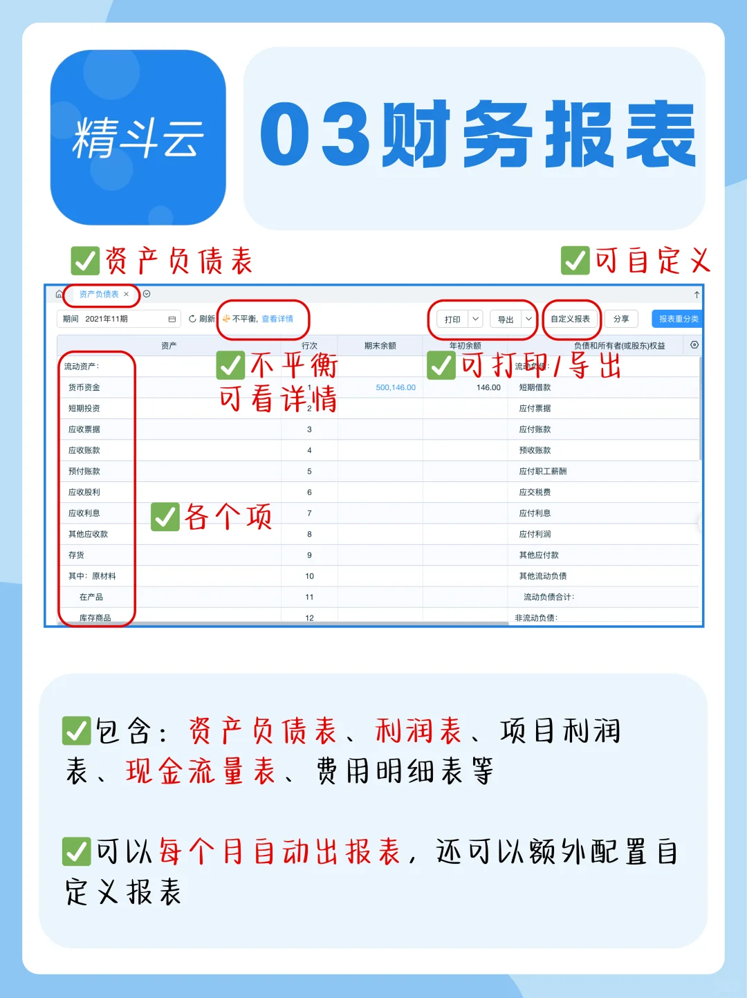 很全，建议财务人收藏，下次别再到处问了