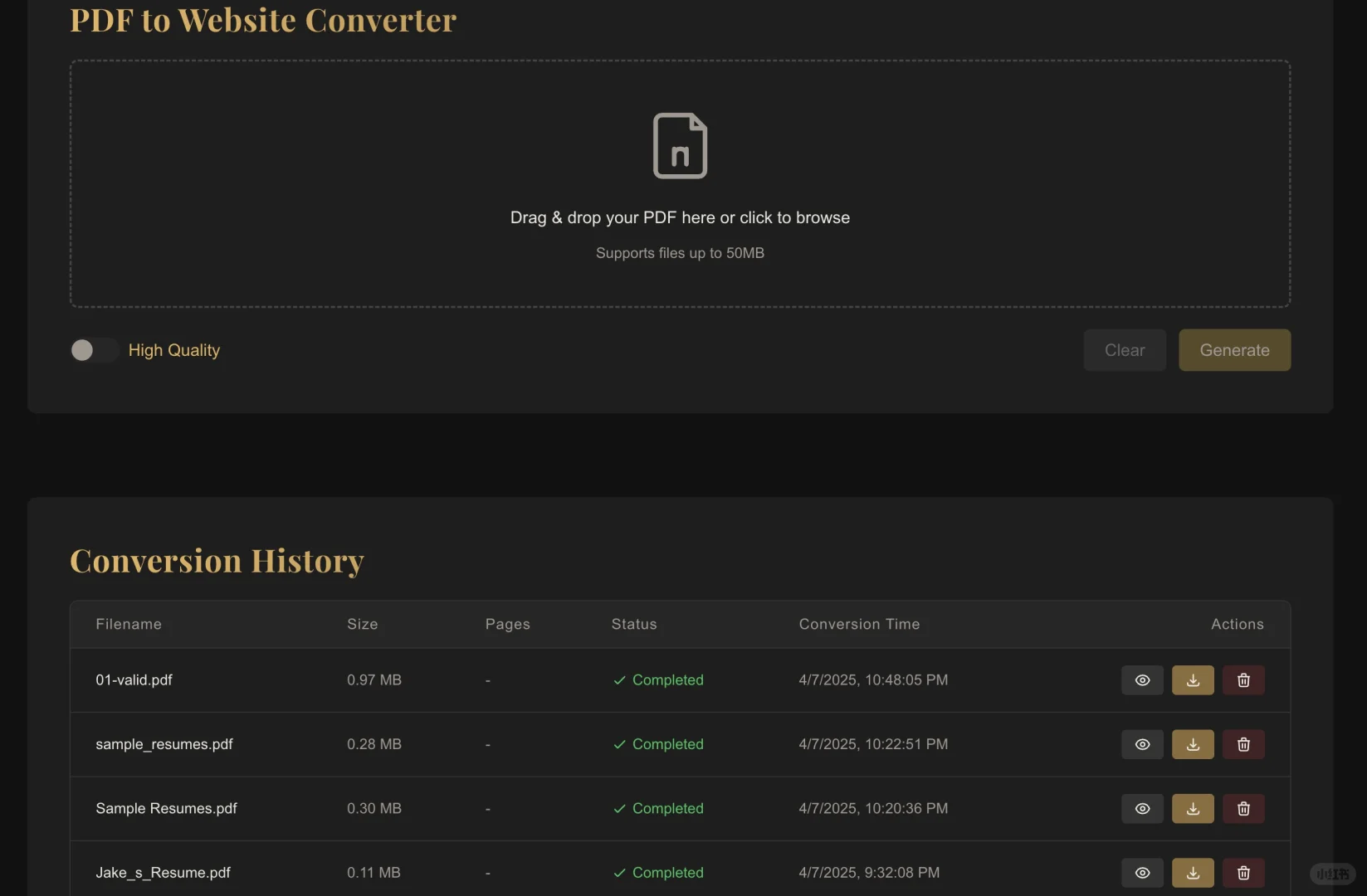 用AI做了个工具站,耗时十天