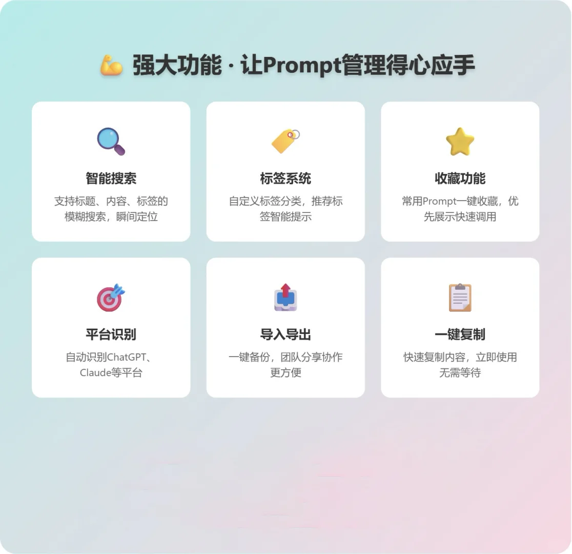 Prompt Manager正式上线！