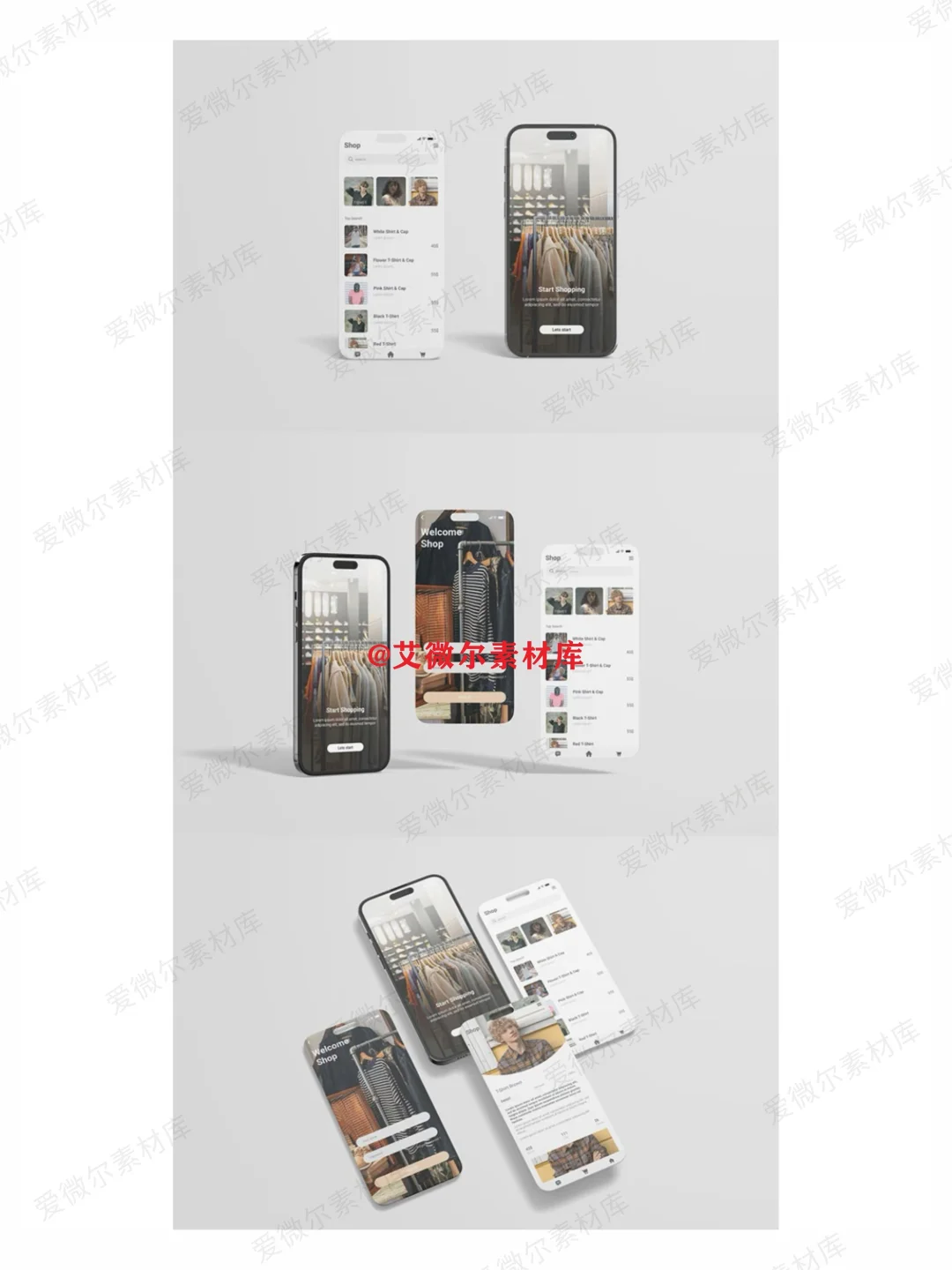 UI样机| iphone 14手机app界面样机展示贴图