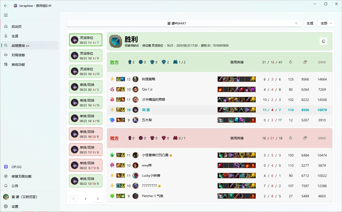 LOL隐藏战绩查询软件se