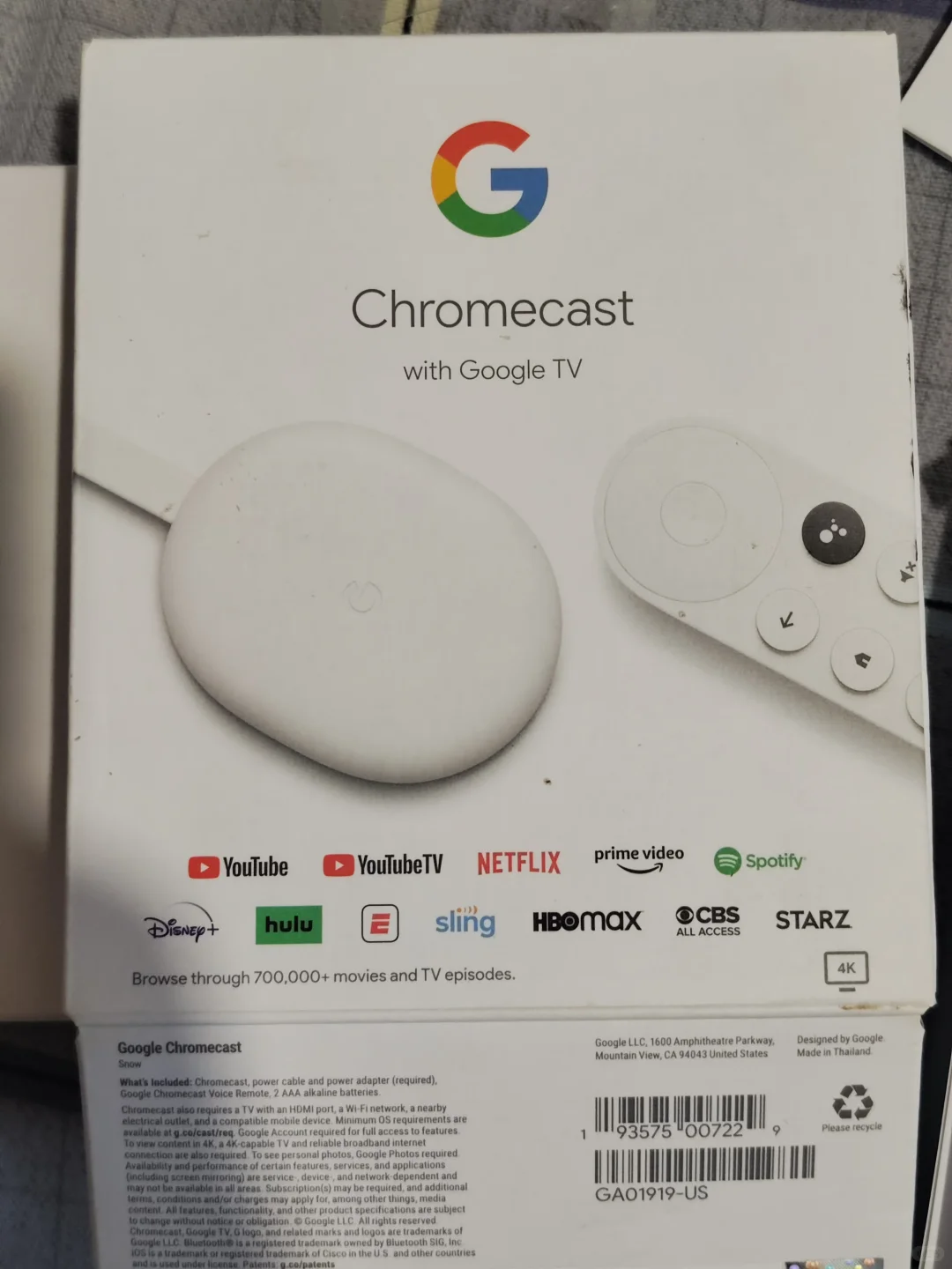 听说小红书二手出得快？ChromecastwGTV4K