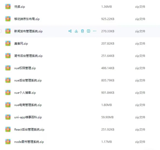 web前端16个练手项目拿走不谢(附源码)