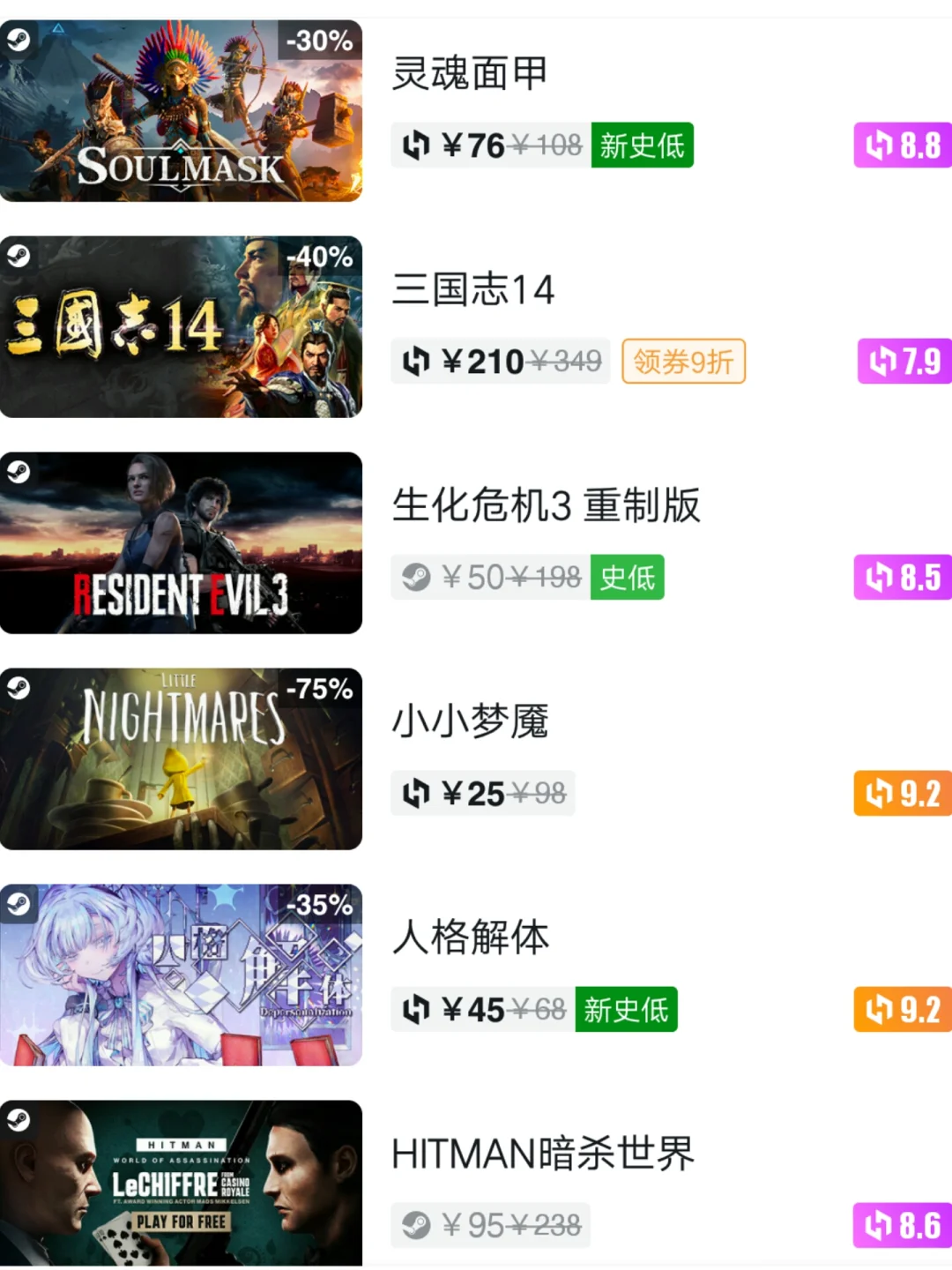 快快快！6月12日Steam史上最低价合辑来啦！
