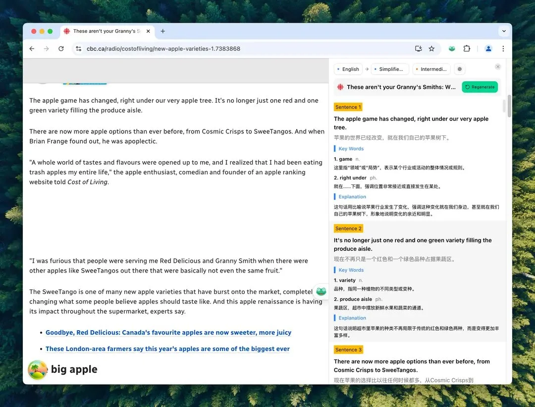又发现了一款开源的浏览器翻译插件