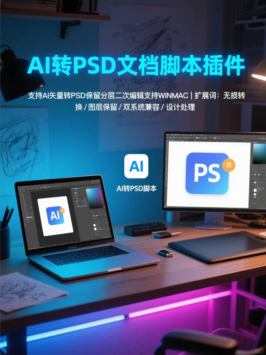 ✨设计师福音！AI 转 PSD 插件轻松搞定设计