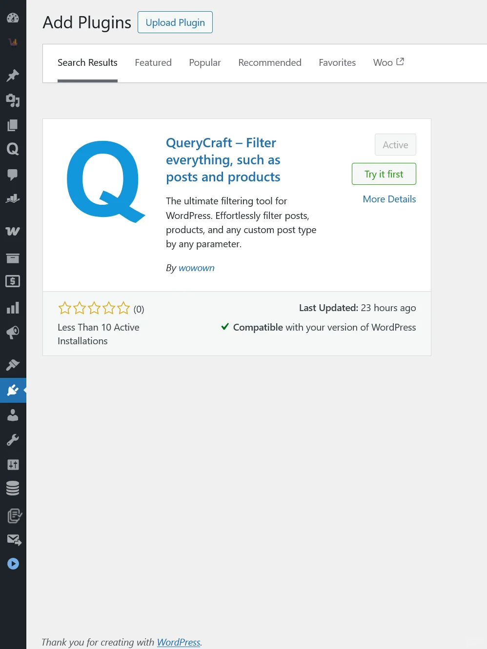 发布第四个WordPress插件