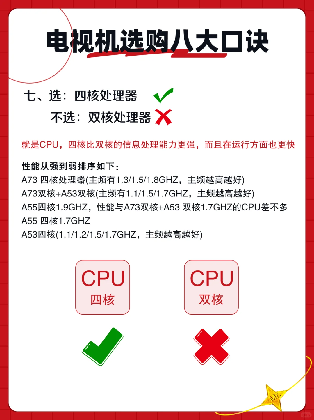 🔥8大口诀教你选好电视机，直接抄作业！