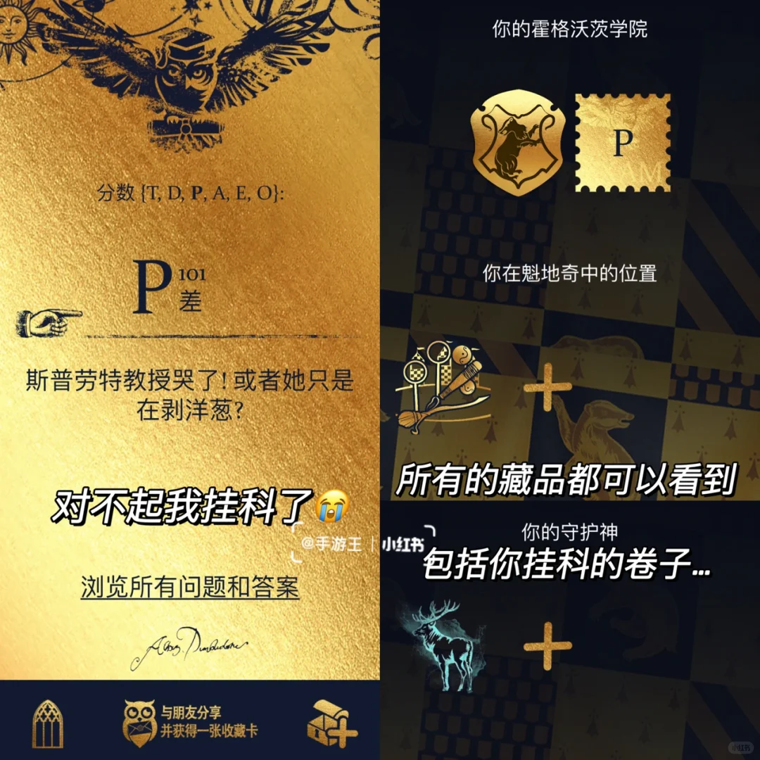 我竟然在霍格沃兹的考试里挂科了❗️