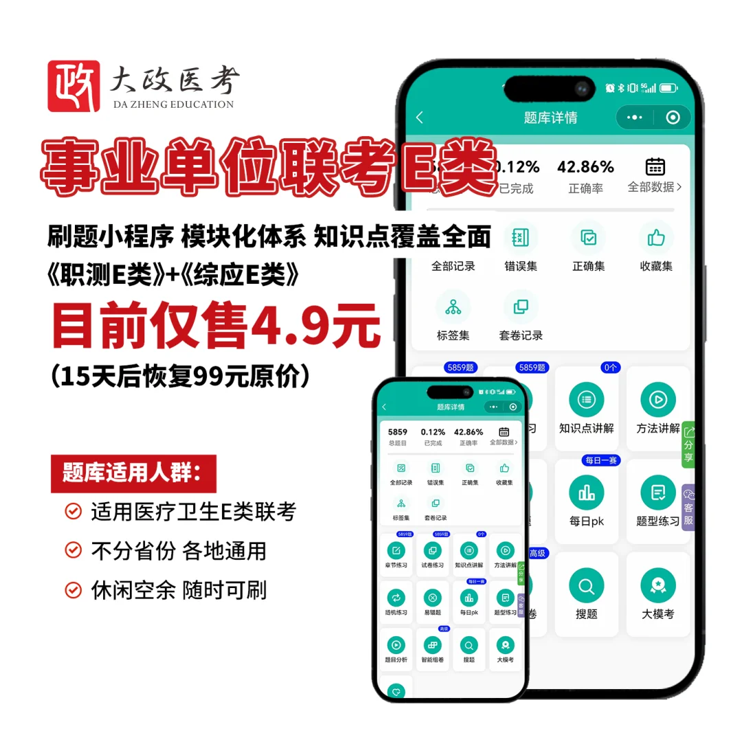 事业单位E类备考刷题，做这款软件即可！