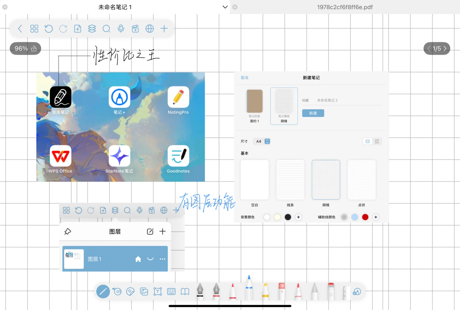 平民党对比了几款笔记软件