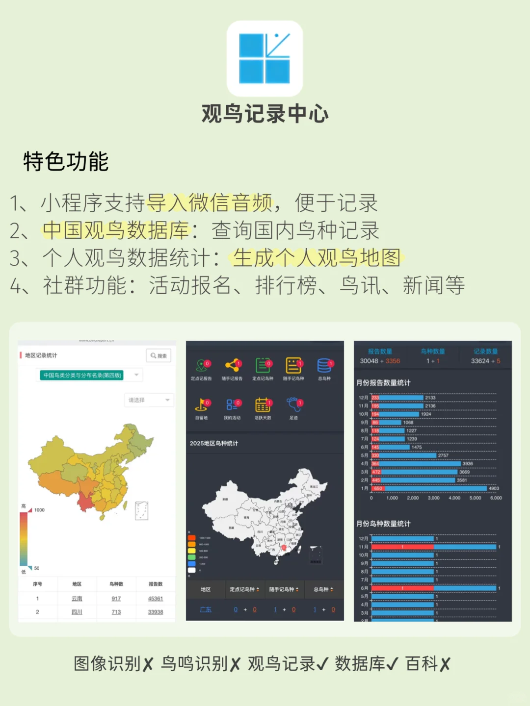观鸟app推荐！观鸟入门必备，识别&记录