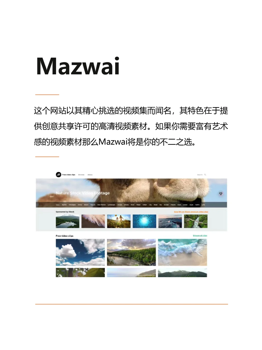 多种多样的短视频素材网站推荐，千万别错过