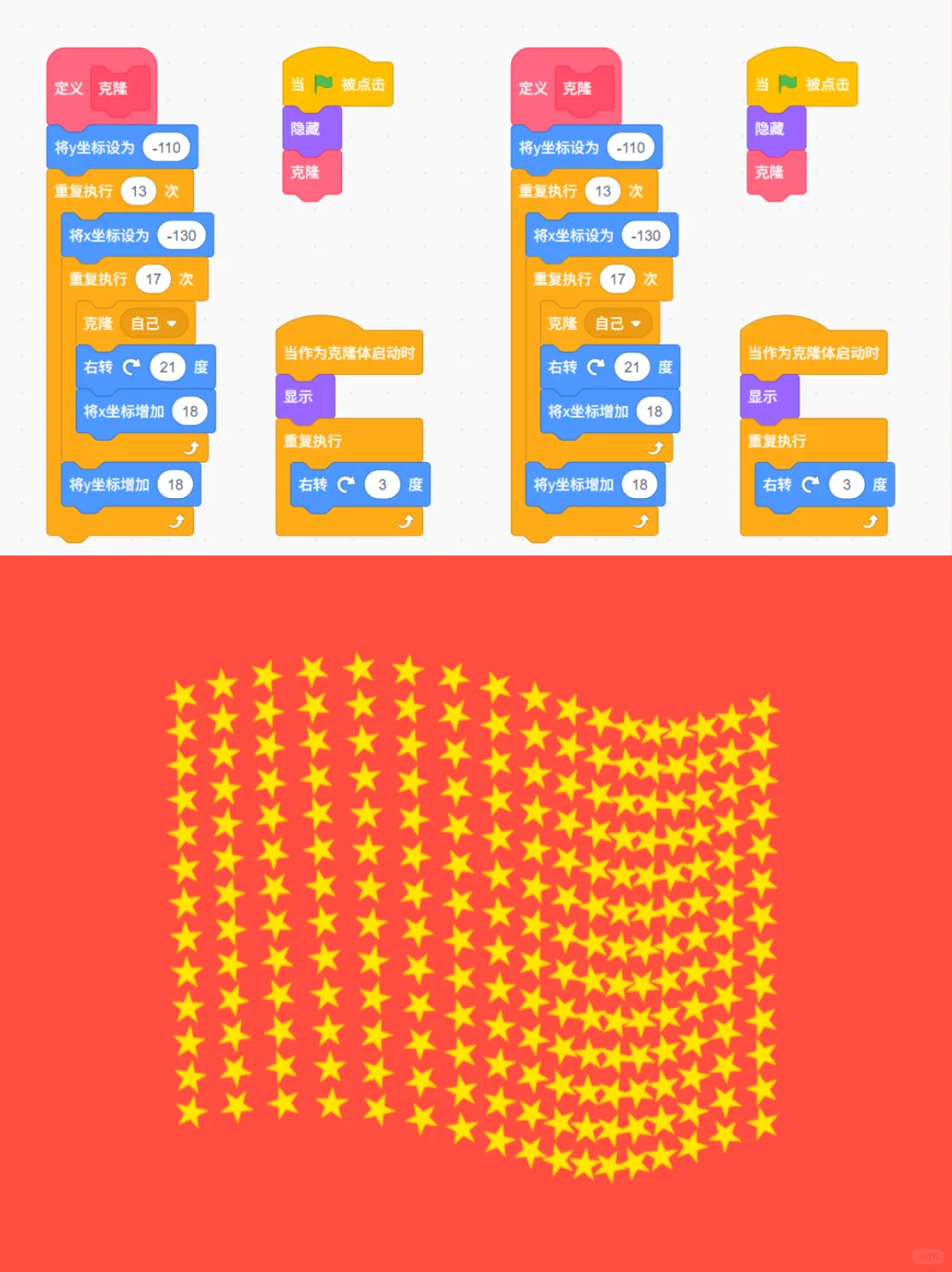 用scratch制作动态红旗🇨🇳(附源码)