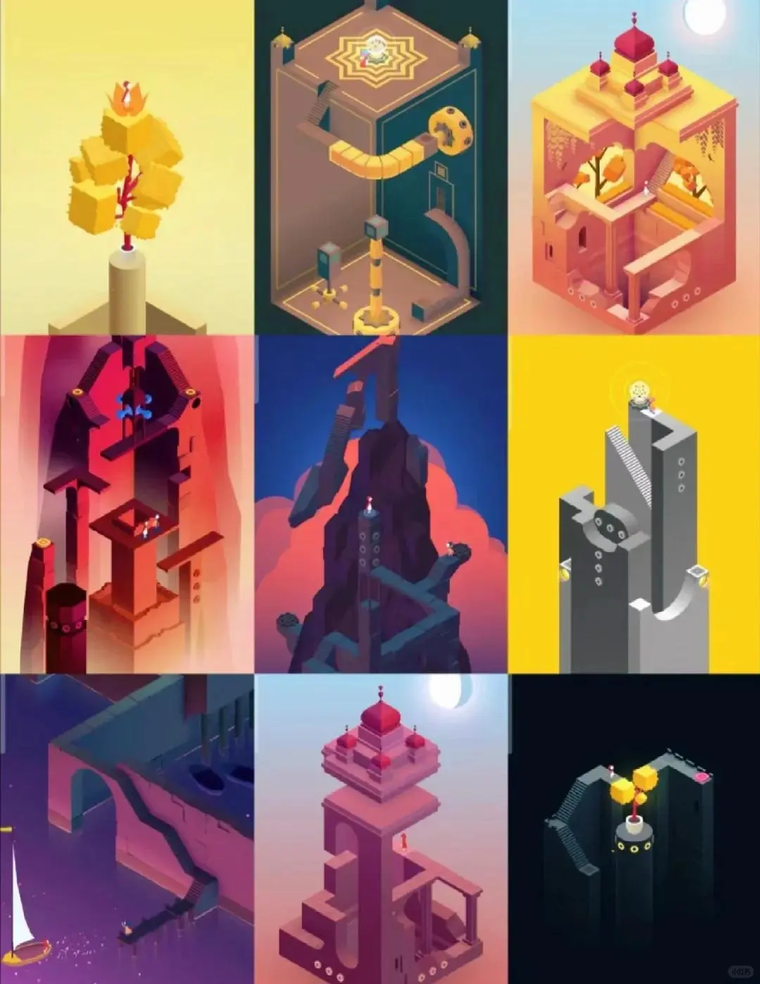 纪念碑谷123可以下载啦✨全部地图可玩✨！