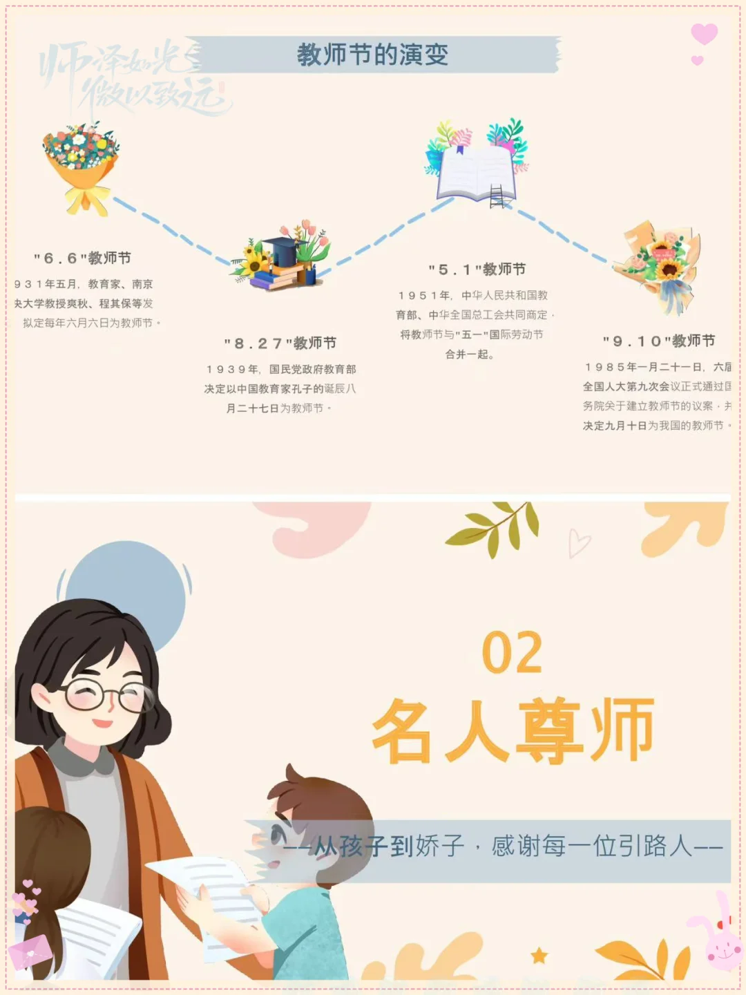 2025年教师节主题班会ppt致敬最美筑梦人！