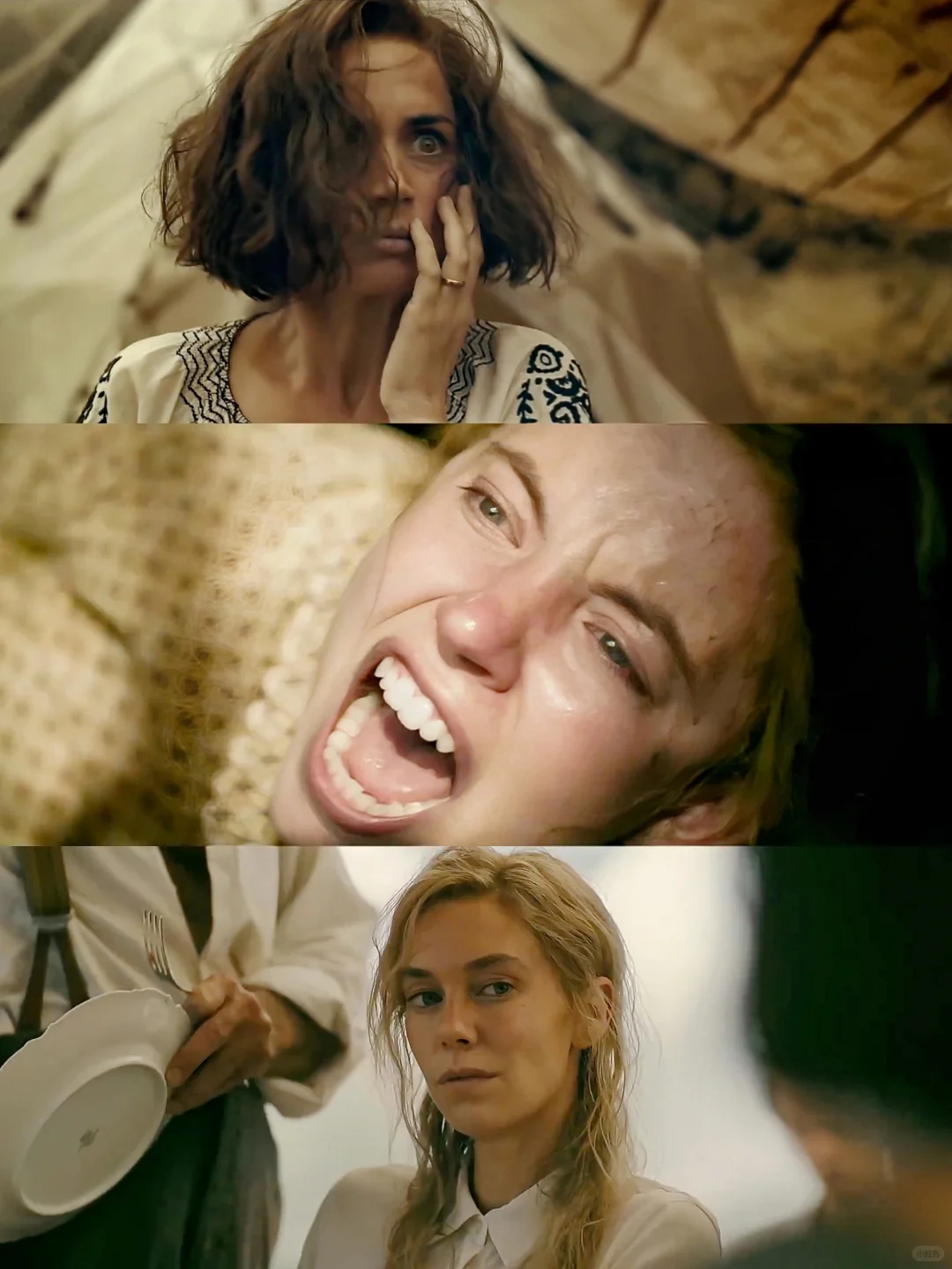 头皮发麻😱终于有电影撕开了女性生存本能