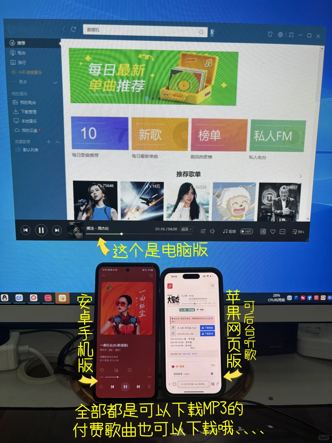 免费听音乐软件vip音乐免费下载听歌MV