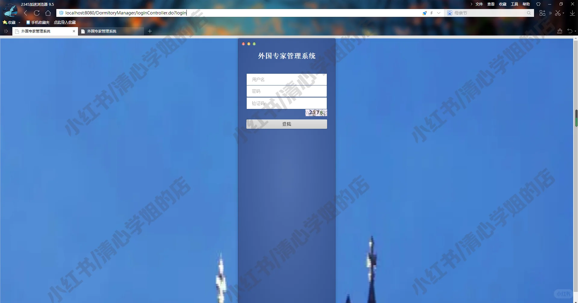 外籍专家档案管理系统ssm+javaweb源码MySQL