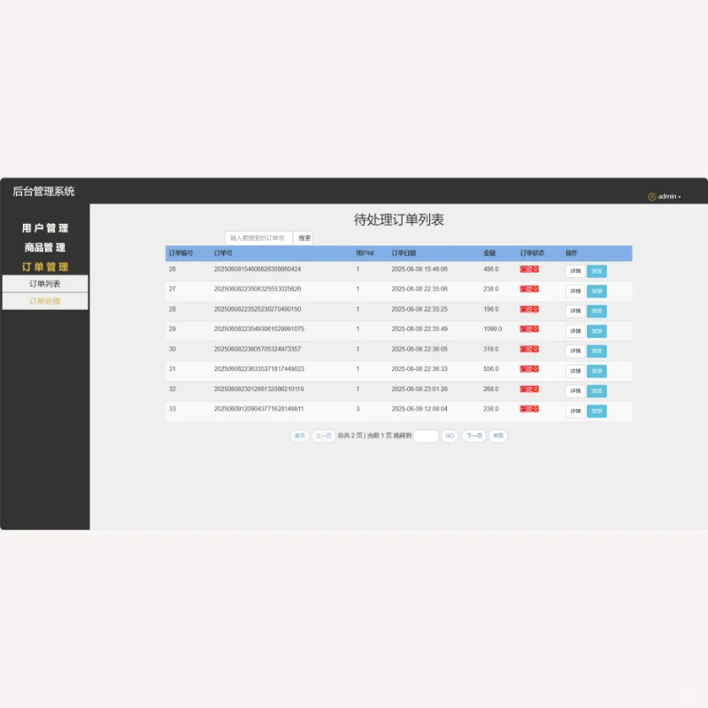 java web蛋糕商城系统 servlet 源代码