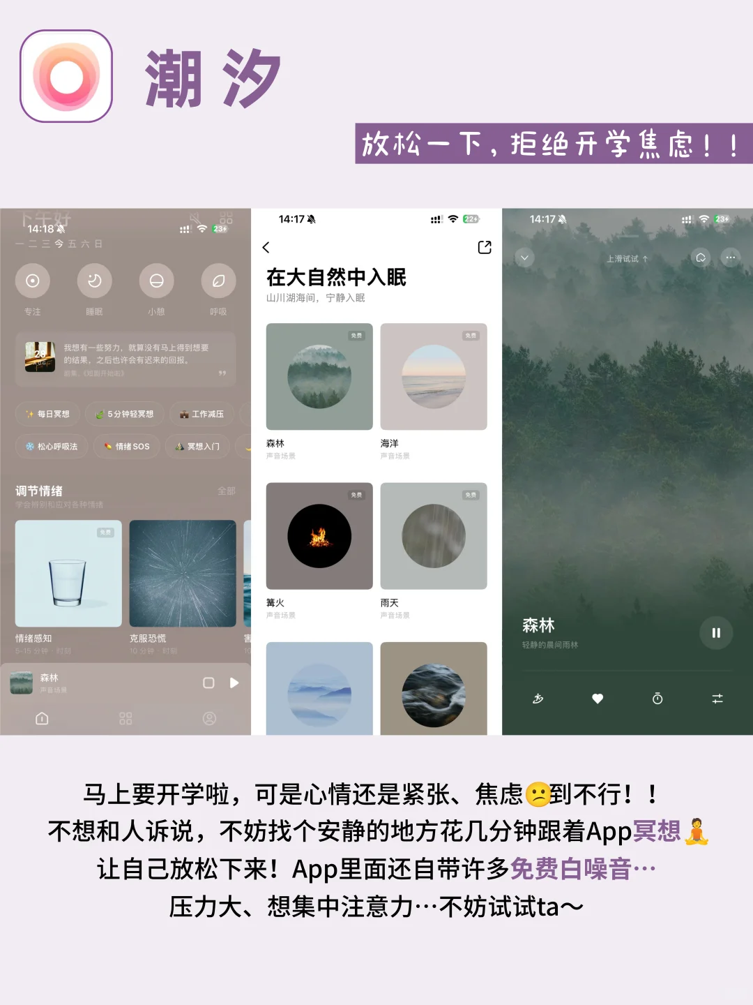 暴风哭泣！！有这些app！开学根本不用慌！！