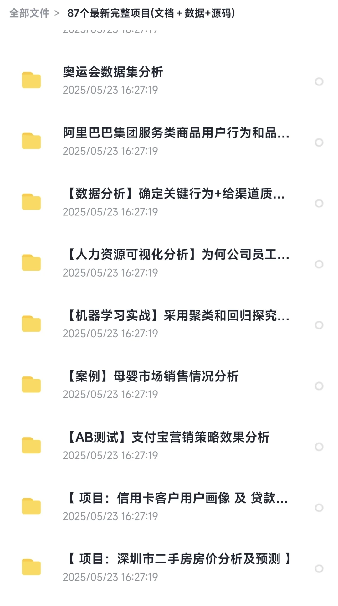 数据分析项目【附源码＋文档】不要米