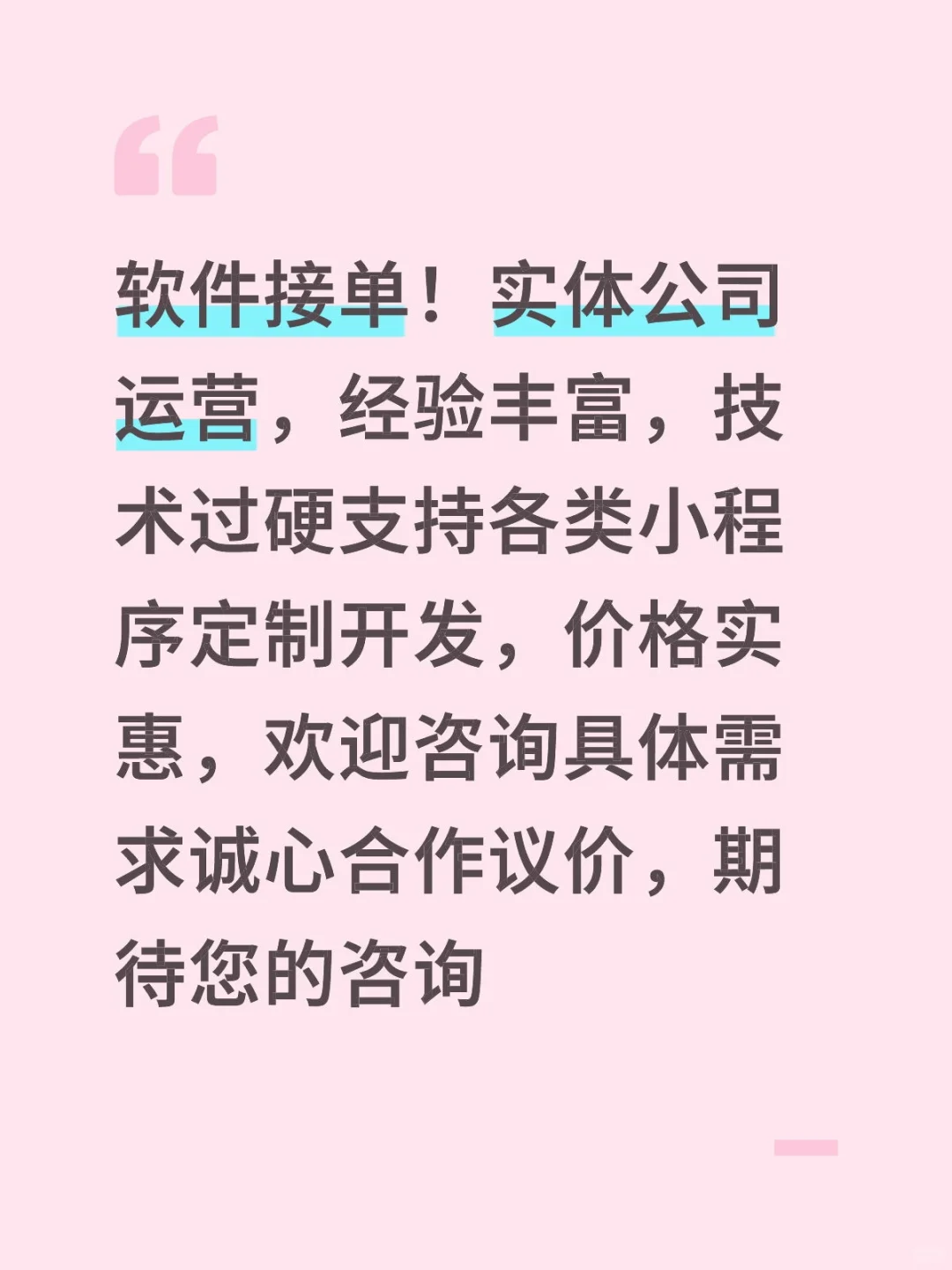 软件接单！公司坐标山东临沂