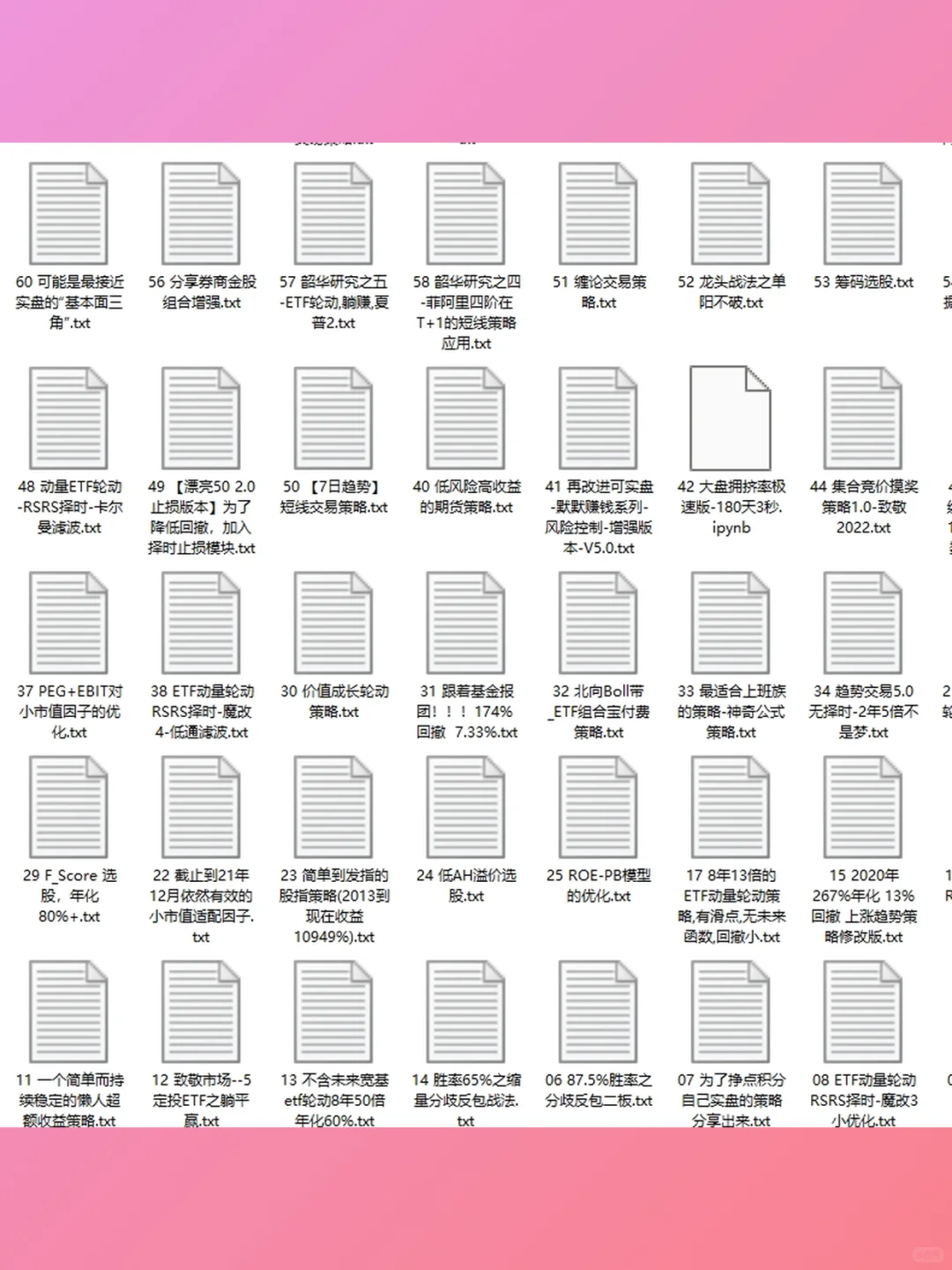 Python量化交易策略源码聚宽500支