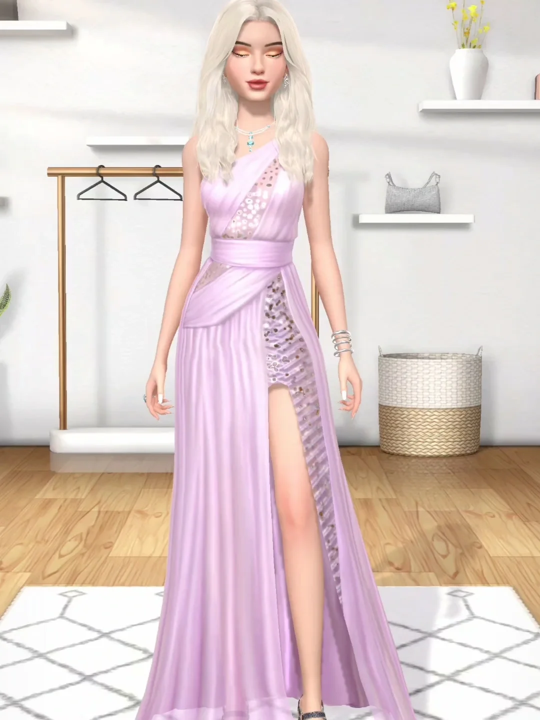 3D时尚换装游戏🎀衣服建模材质超丝滑