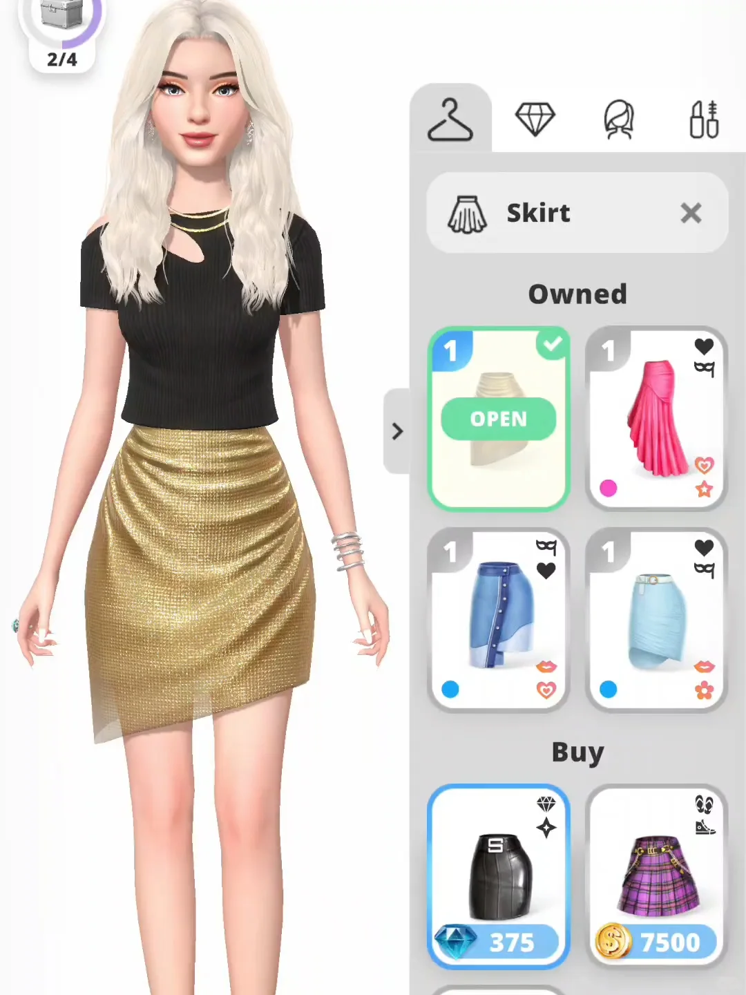 3D时尚换装游戏🎀衣服建模材质超丝滑