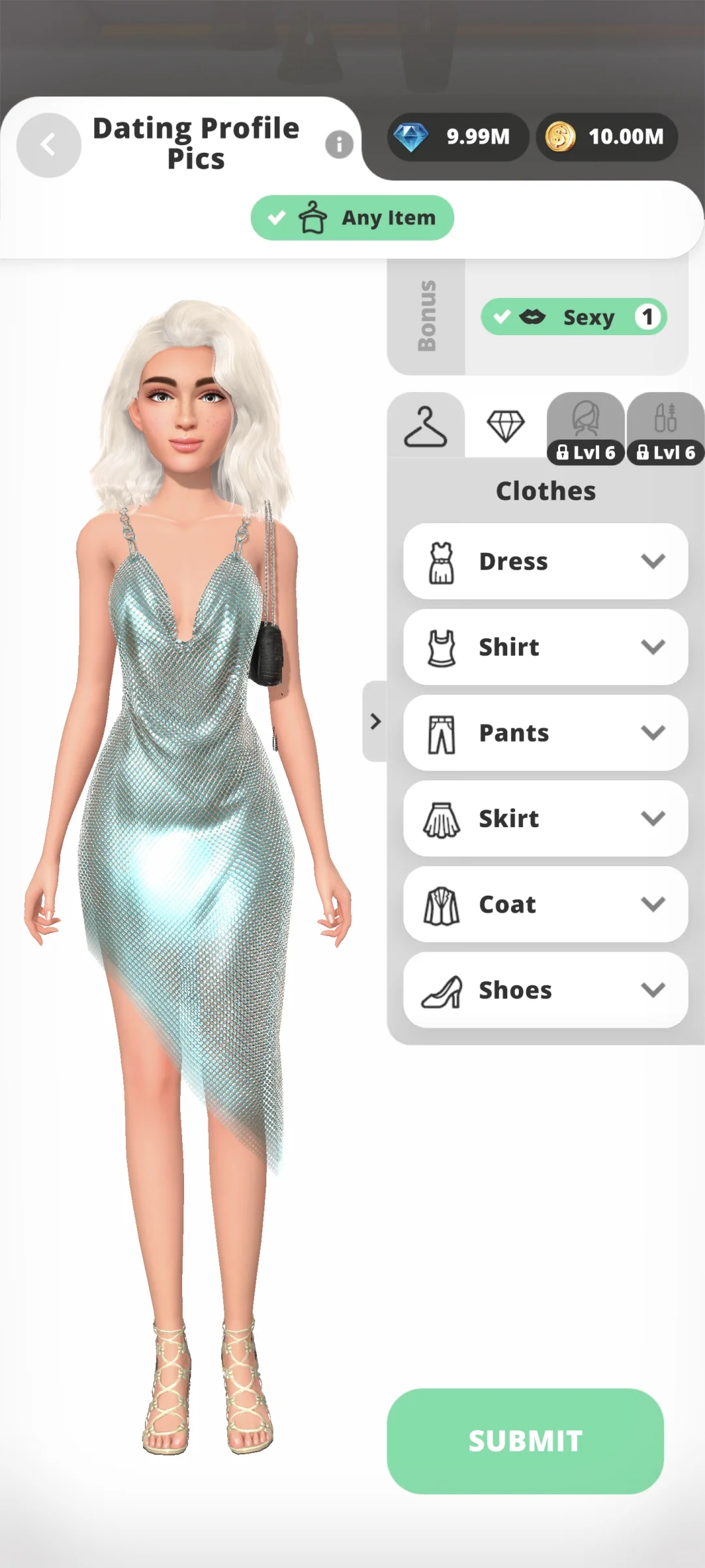 3D时尚换装游戏🎀衣服建模材质超丝滑
