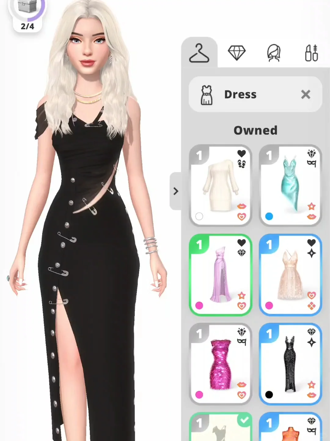 3D时尚换装游戏🎀衣服建模材质超丝滑