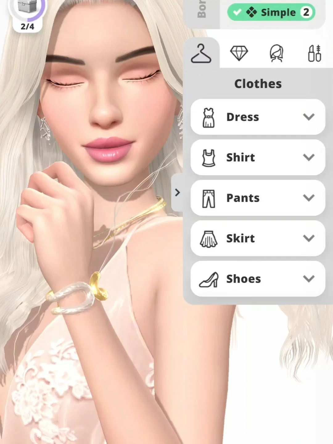 3D时尚换装游戏🎀衣服建模材质超丝滑