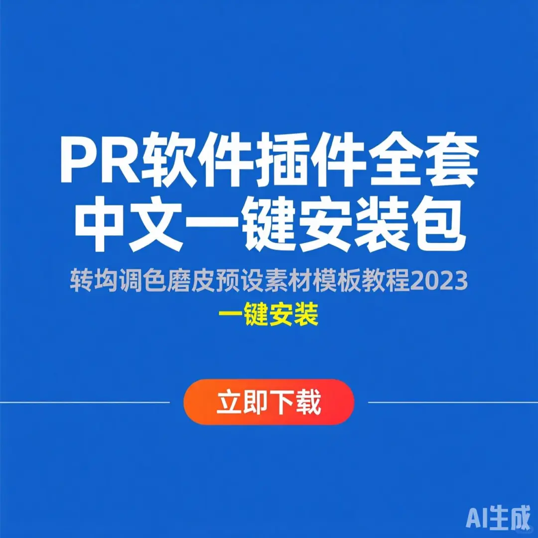 PR全套插件｜一键安装包+教程2023