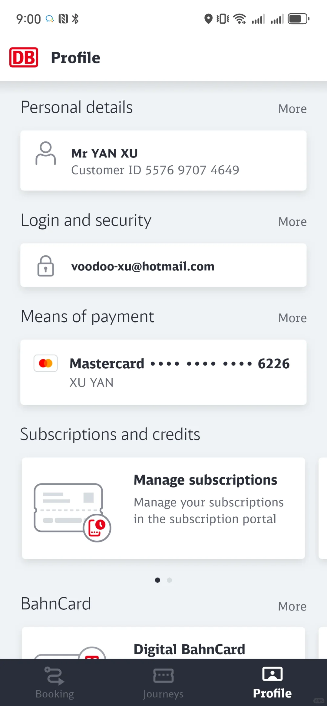 DB Navigator德铁移动端订票tips