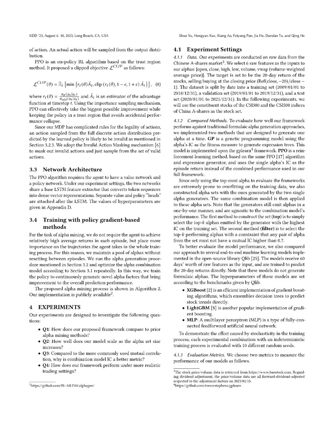 【代码已开源】强化学习生成因子集合