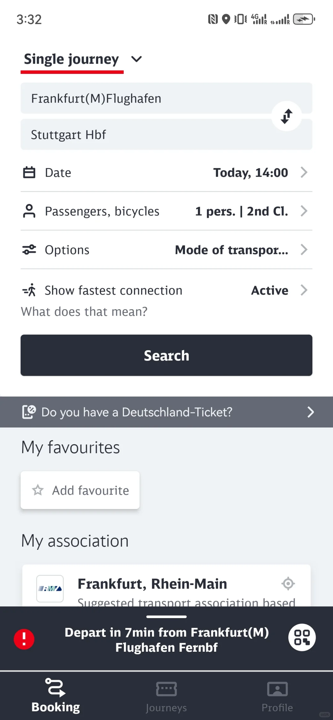 DB Navigator德铁移动端订票tips