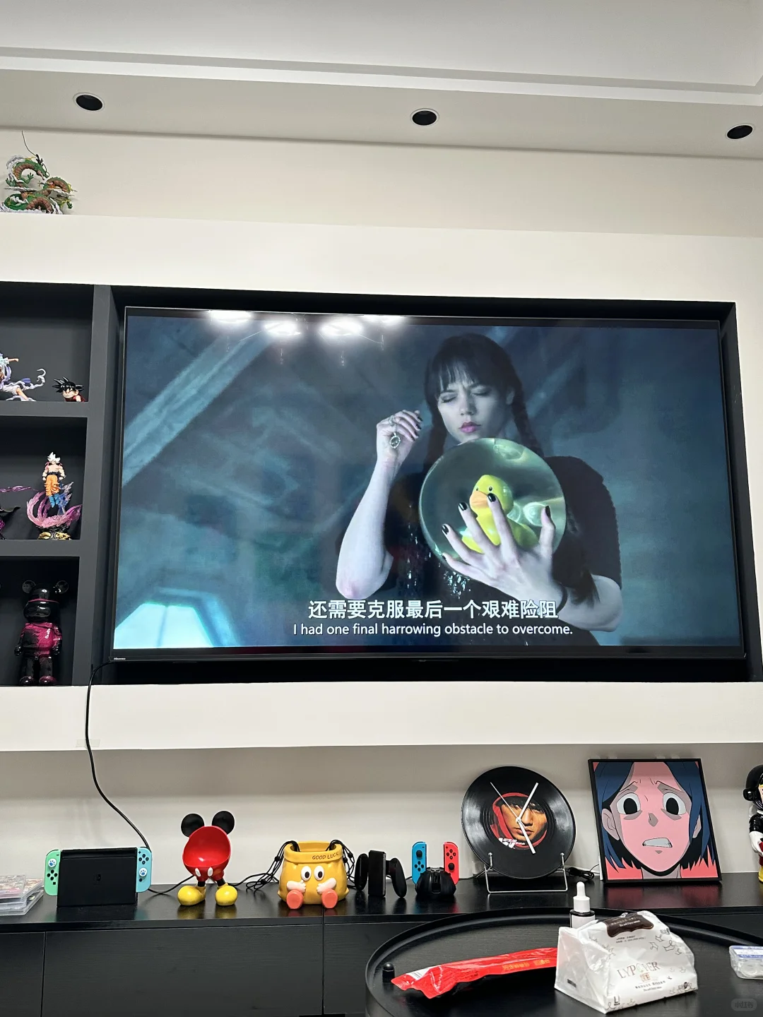 感谢野草助手，让我在电视上看到了星期三