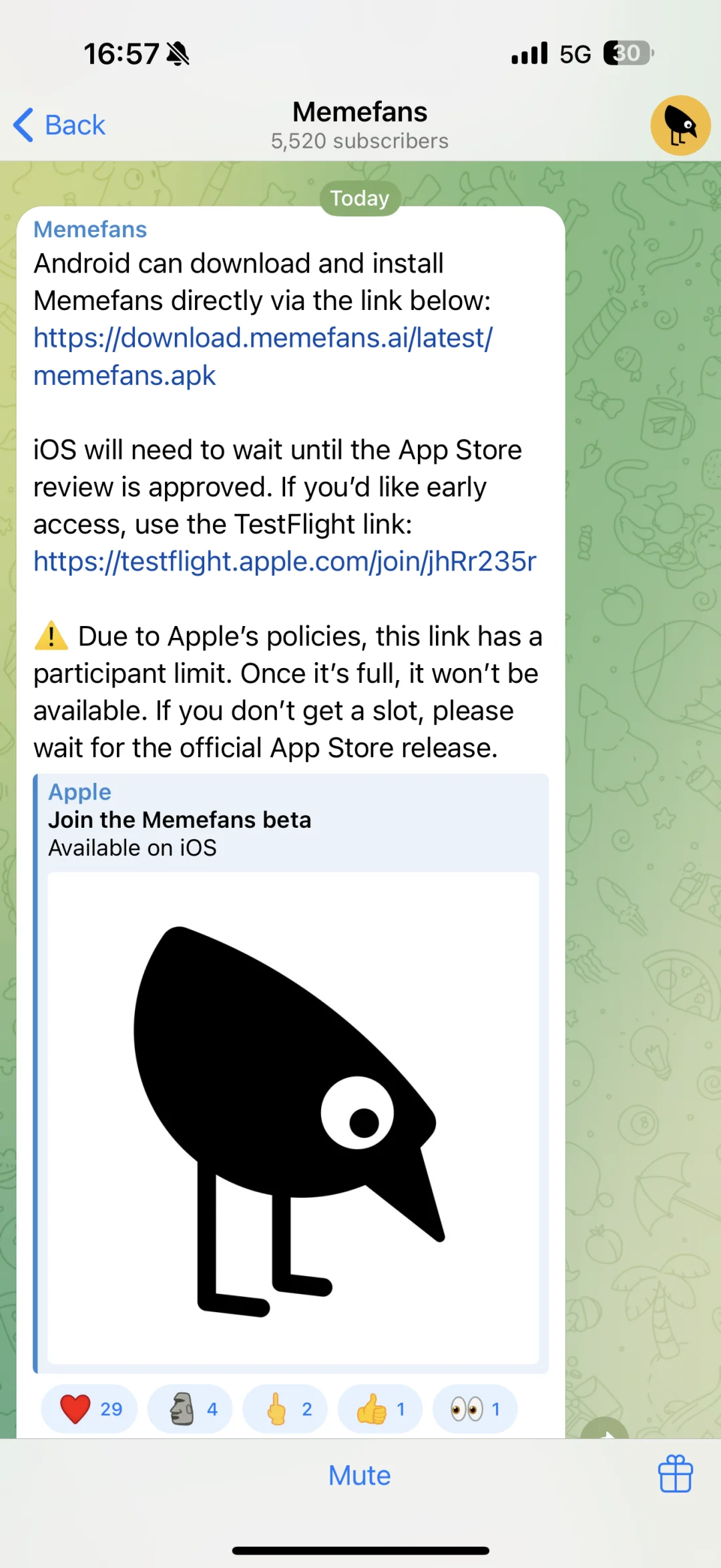 Ios可以下载内测版本了