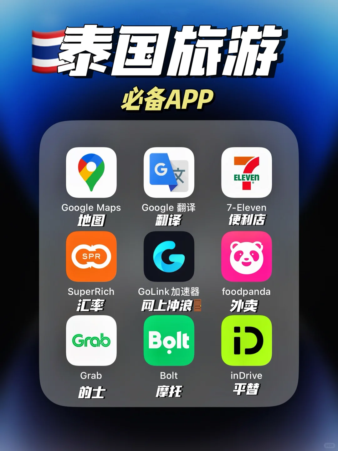 🇹🇭泰国旅行必备app,亲测好用一定码住✅🌟