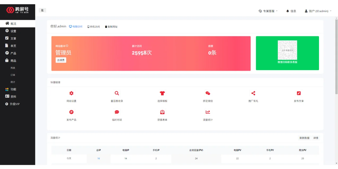 和wordpress很像，但比wordpress简单