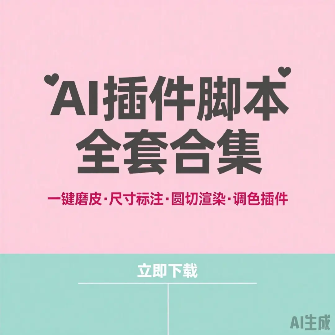 AI插件合集｜一键磨皮调色渲染尺寸标注