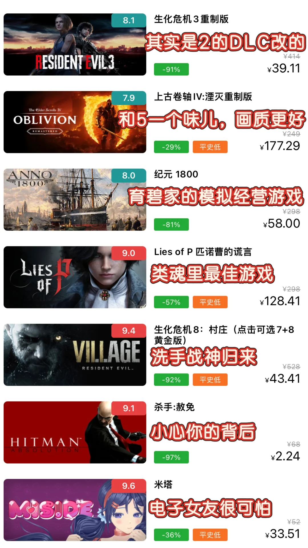盘点|此生必玩120款steam游戏，你玩过几款？