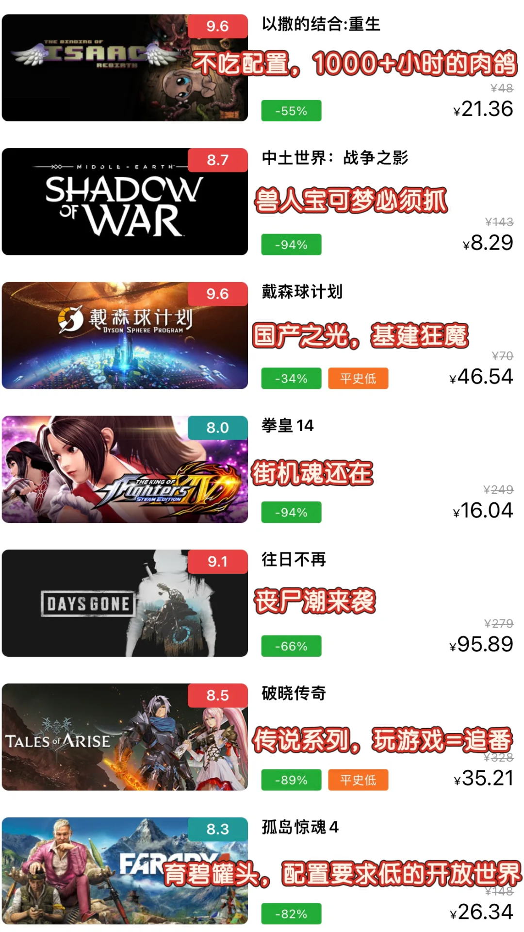 盘点|此生必玩120款steam游戏，你玩过几款？