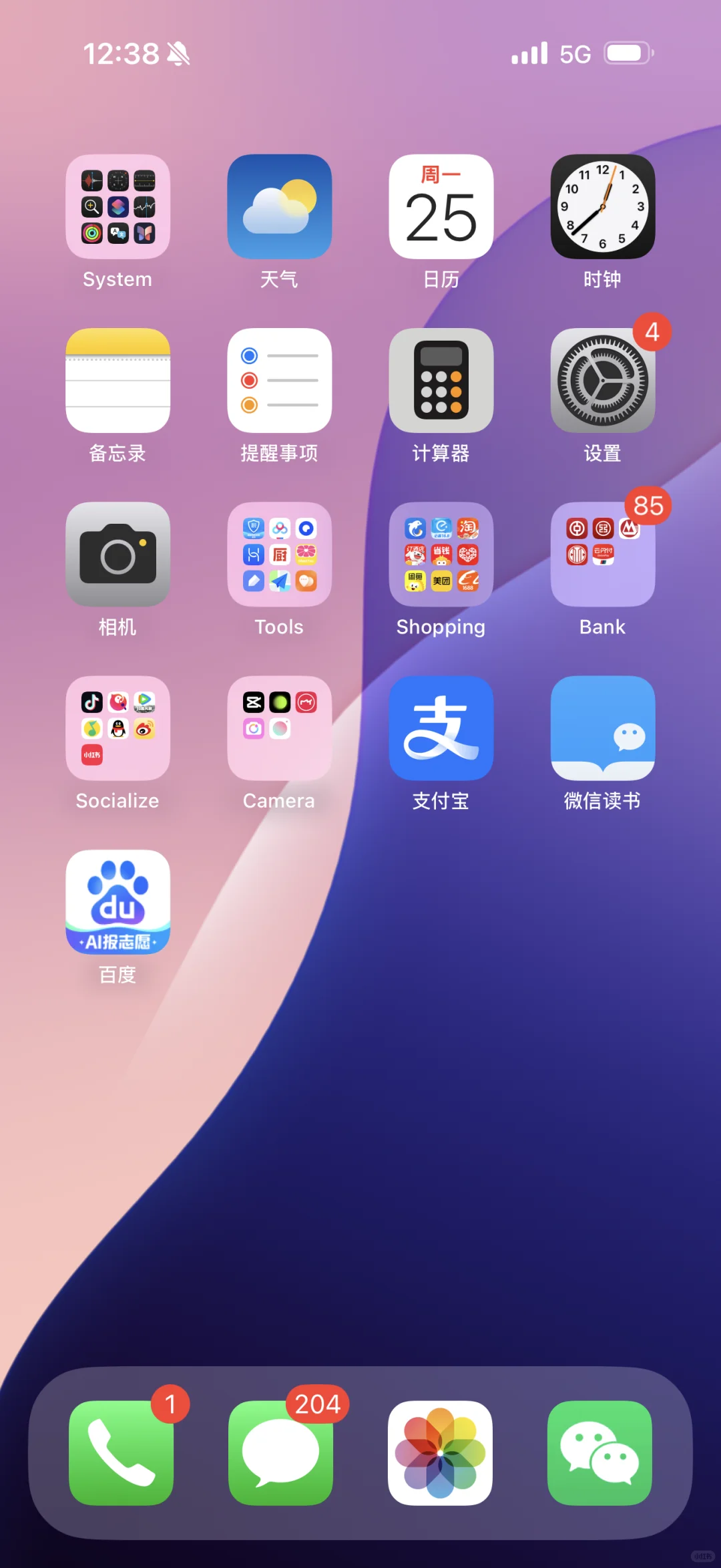 能不能让我抄一下你的桌面布局