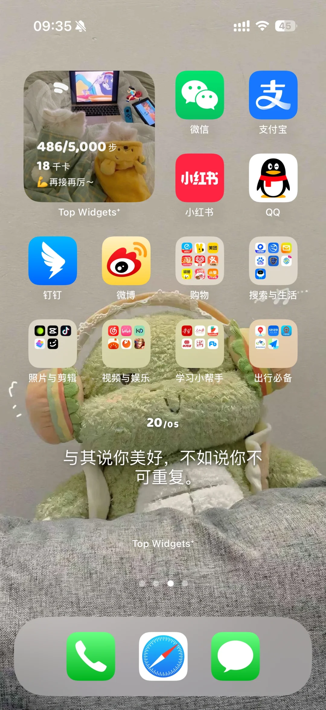 iPhone到手第一天就是花一下午整理桌面？