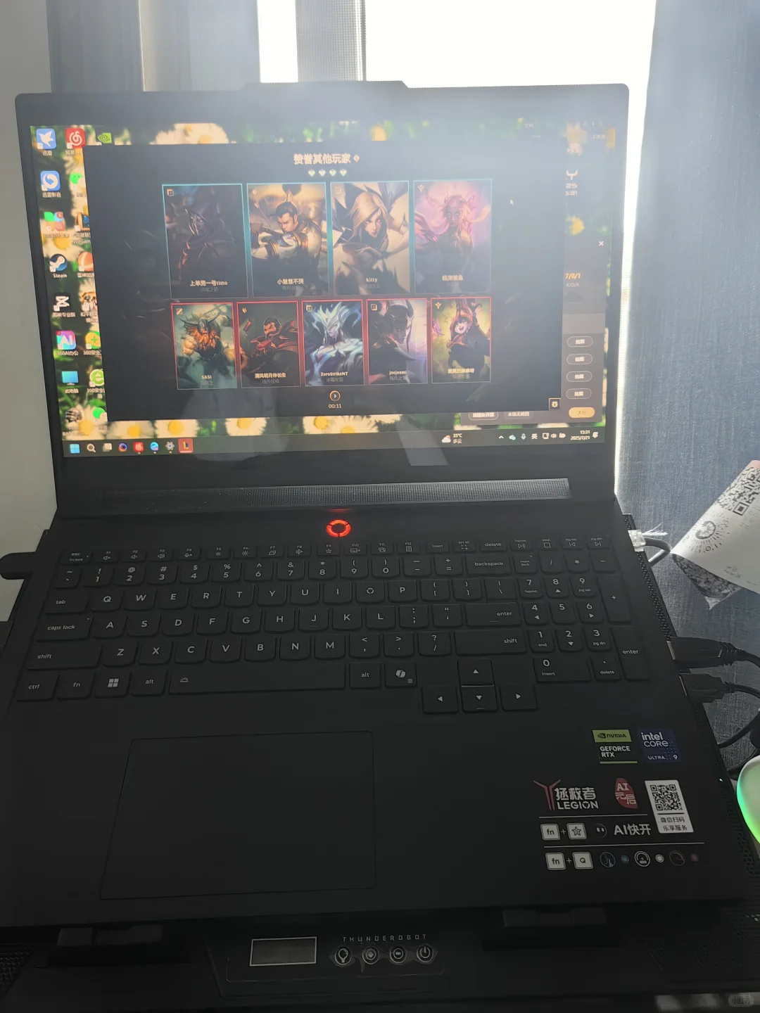 11499买的Y9000P玩英雄联盟掉帧严重