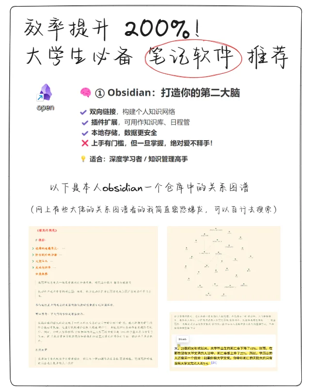 无纸化学习，大学生必备笔记软件！！