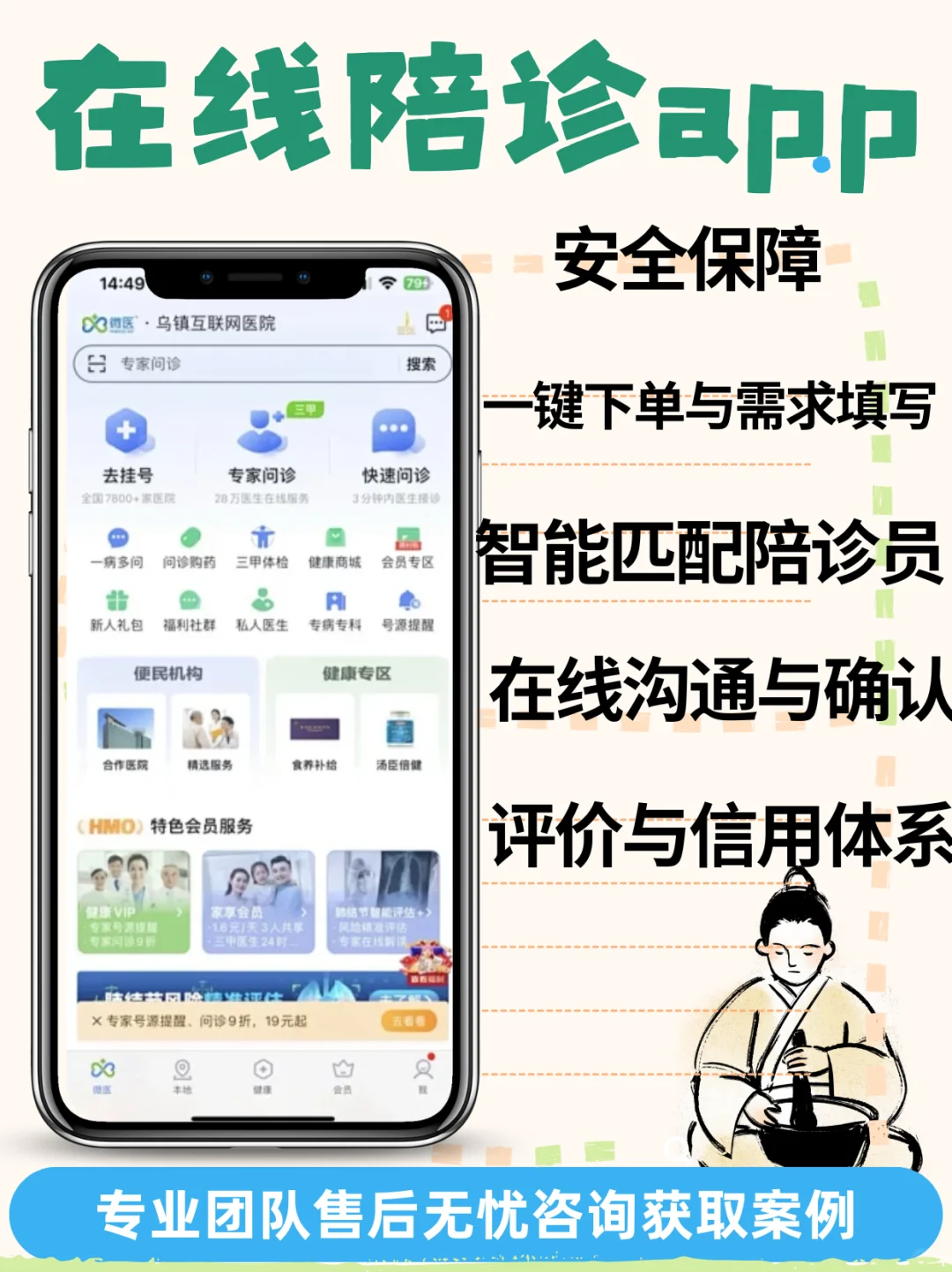 开发了一个在线陪诊APP,用了3.5w,怎么样